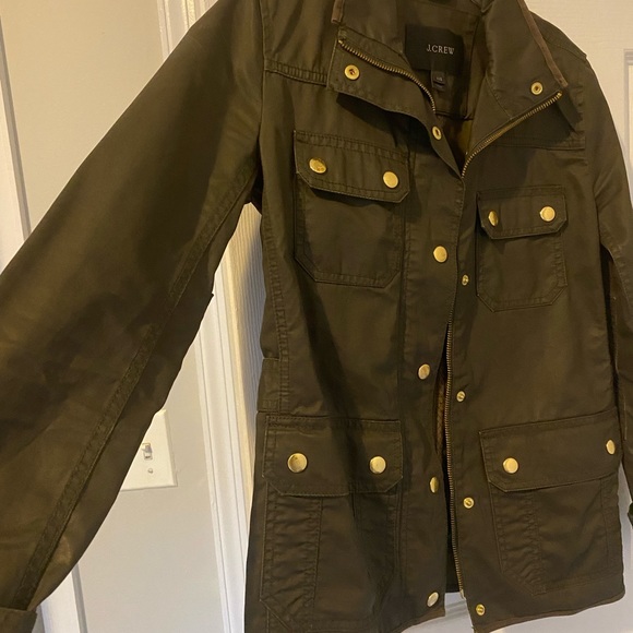J. CREW army green field jacket - Picture 4 of 6